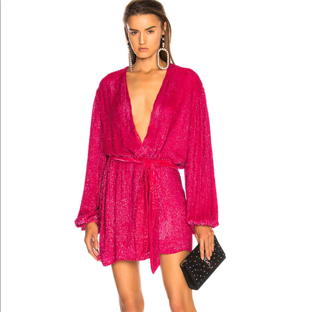 Retrofete For Fwrd Gabrielle Robe Dress
